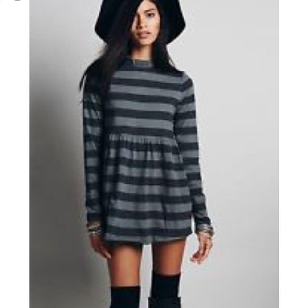 Free People Mod About It Tunic in Black and Brown